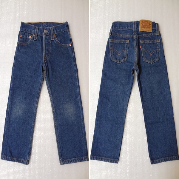 Levi'sリーバイス 90s 99年USAアメリカ製 511エルパソ工場 子供用 501 レギュラー ジーンズ デニム サイズ5 身長100cm ヴィンテージ キッズ