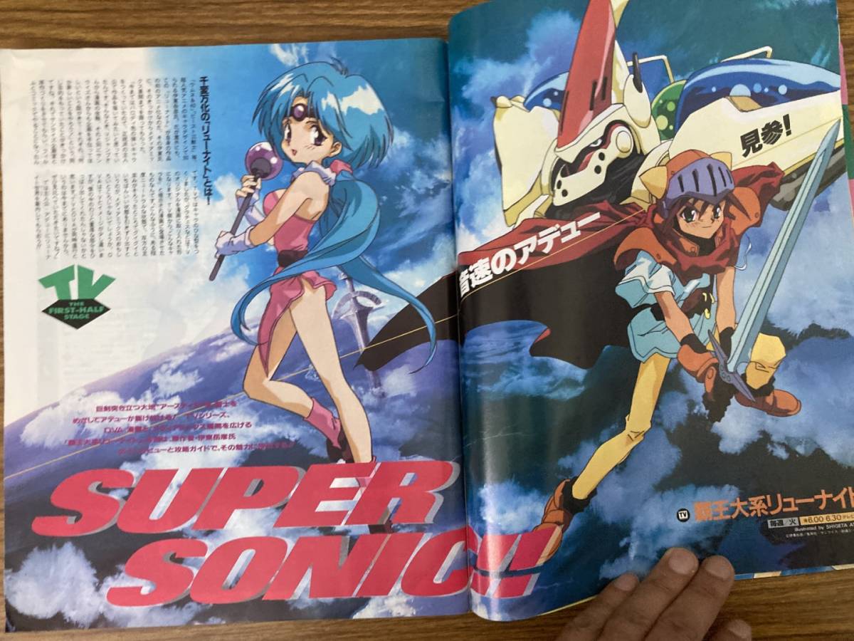  monthly Newtype 1994 year 6 month Aa Megami-sama / You're Under Arrest /G Gundam / dragon Night / The Five Star Stories /Z2