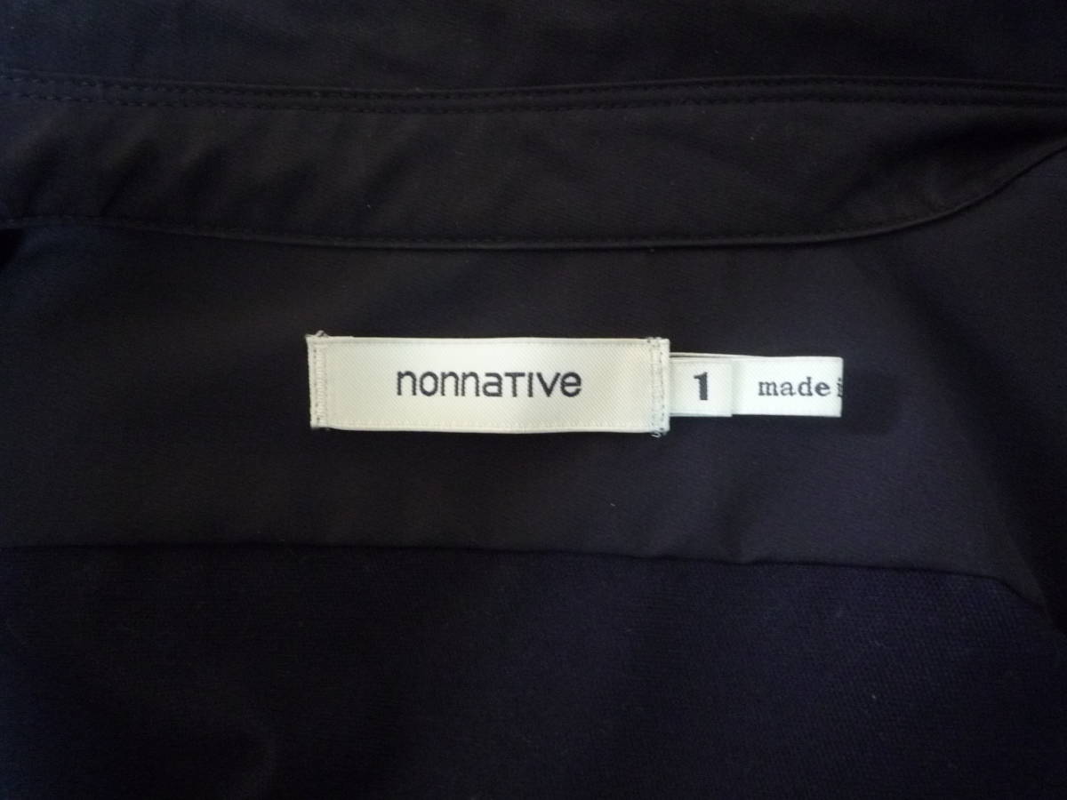 ノンネイティブ EXPLORER SHIRT JACKET POLY TWILL Pliantex NAVY