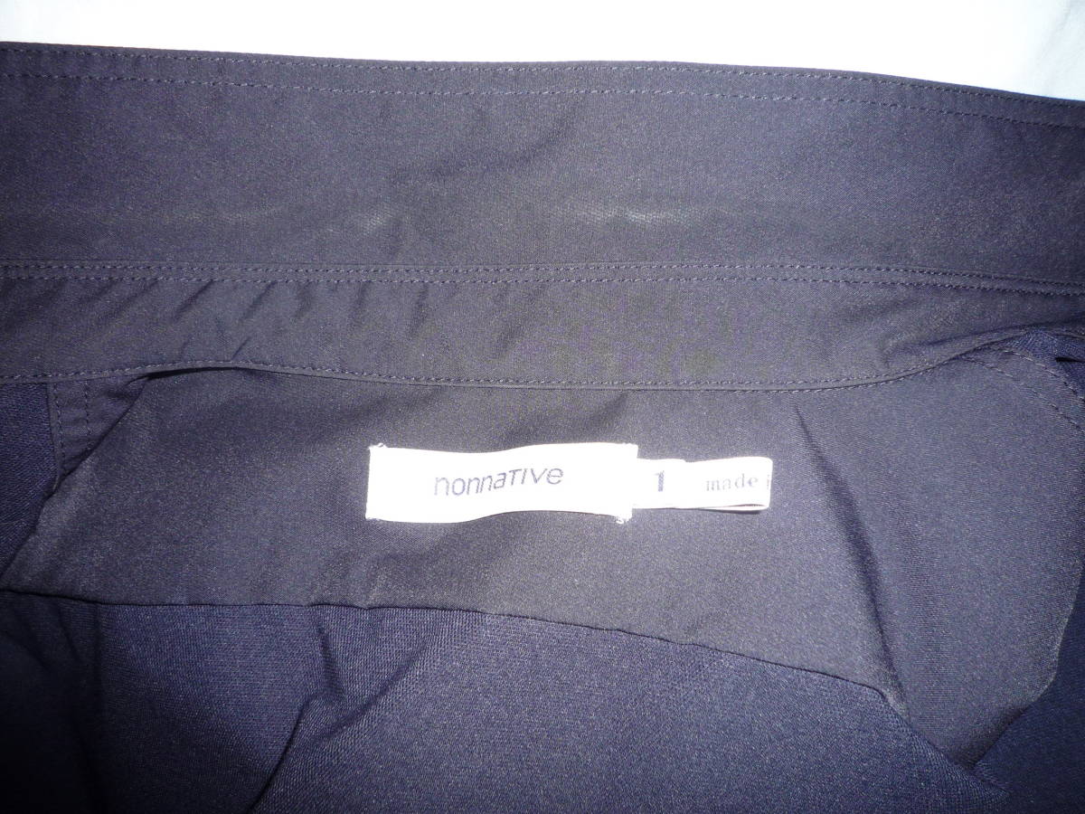 ノンネイティブ EXPLORER SHIRT JACKET POLY TWILL Pliantex NAVY