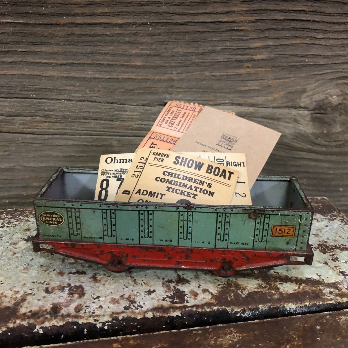 [Vintage] Card Stand Railway Model магазин мебель мебель антикварный блокатный антикварный винтаж США старая одежда