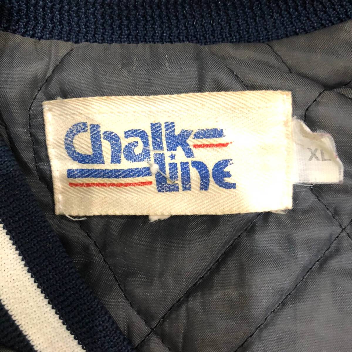 80s USA製 Chalk Line ナイロンスタジャン XL ニューヨーク 80s USA製 Chalk Line ナイロンスタジャン XL ニューヨーク