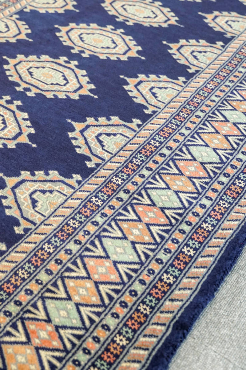 パキスタン手織り絨毯 ウール size:153×95cm ペルシャ絨毯 パキスタン手織り絨毯 ウール size:153×95cm ペルシャ絨毯