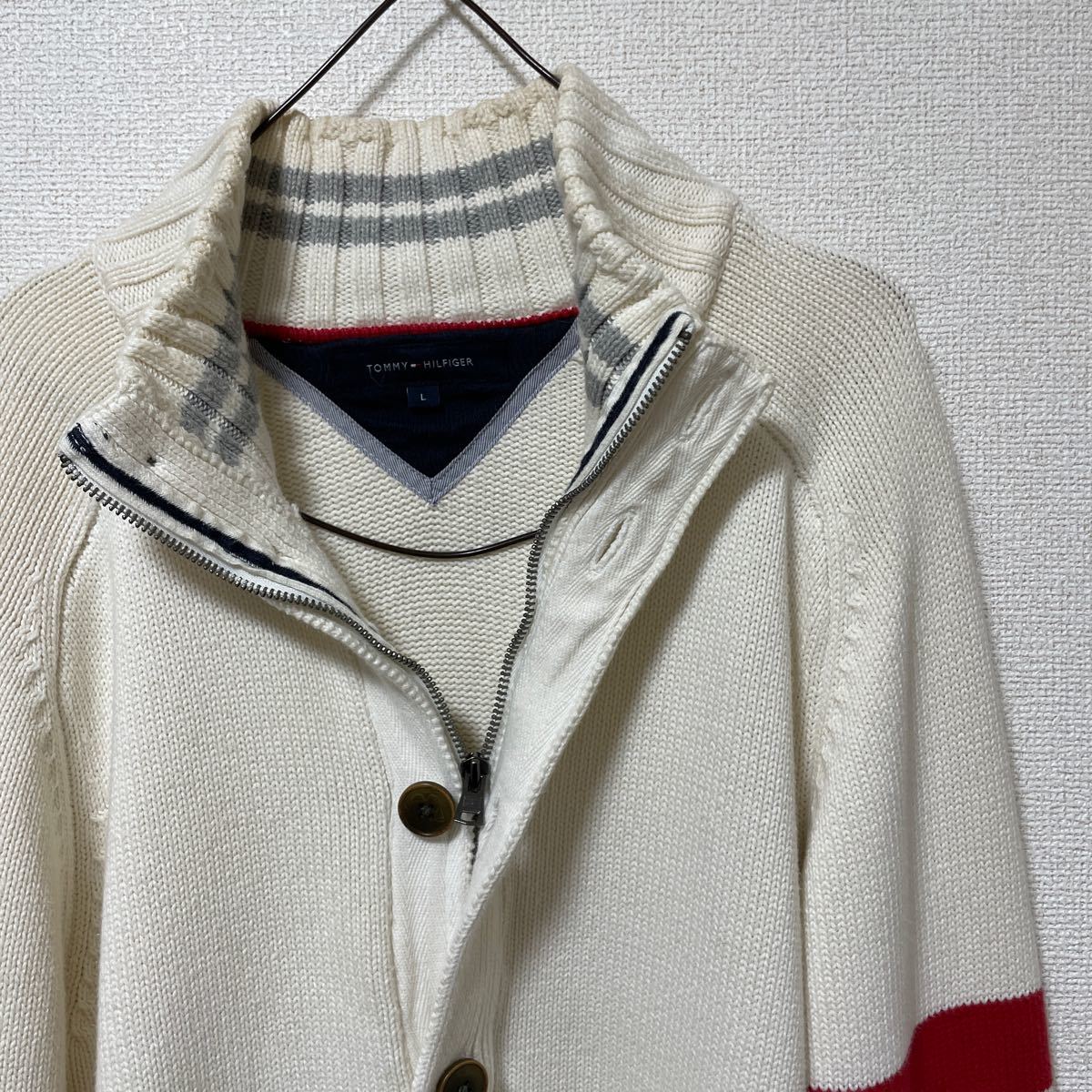 人気】TOMMY HILFIGER セーター カーディガン ジップアップ ニット