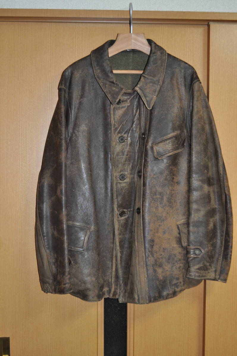ヴィンテージ vintage コルビジェジャケット コート ブラウン レザー