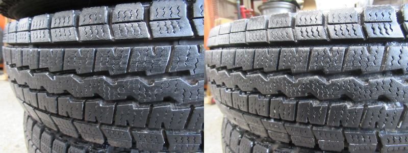 『軽バン!!』☆12インチ　スタッドレスset♪TOPY SIBILLA NEXT W5【マットブラック塗装】12X3.5J+44◆DUNLOP　SV01・8分☆2020年♪_画像9