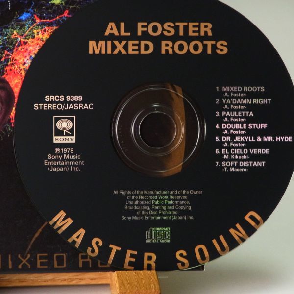 【紙ジャケ 廃盤 MASTER SOUND】アル・フォスター　AL FOSTER　MIXED ROOTS　菊地雅章　ボブ・ミンツァー_画像3