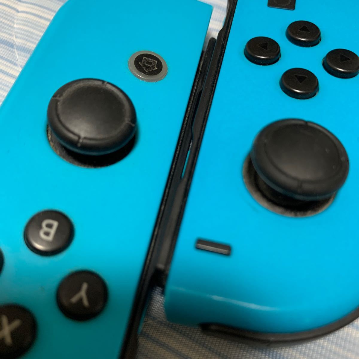 Nintendo Switch ジョイコン Joy-Con ネオンブルー 任天堂　純正　ストラップ　スイッチ　コントローラー