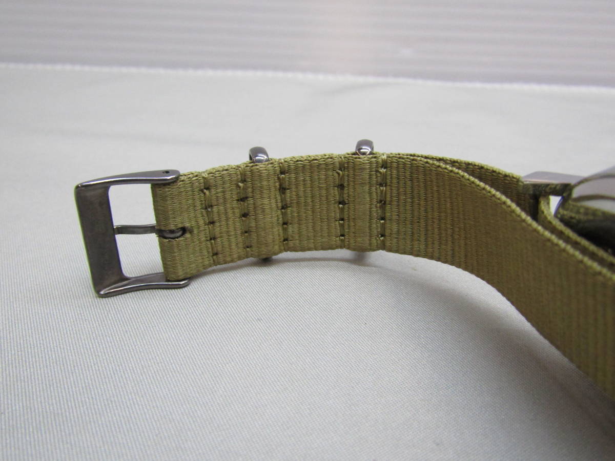158-KA935-60s WTYPMAHCKNE ロシア製 手巻き時計 腕時計 ウォッチ グリーン 中古品_画像3