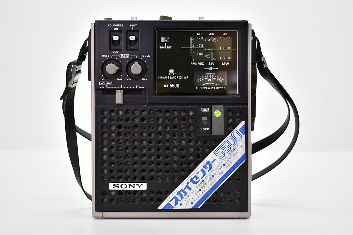 高級感高級感整備品 ソニー スカイセンサー SONY ICF5500 ラジオ