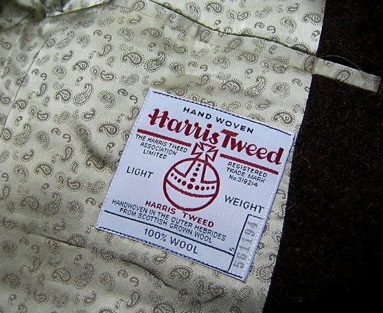 DUNWOOD × Harris Tweed ハリスツイード ダンマスターズ テーラードジャケット ブラウン 茶色 の画像4