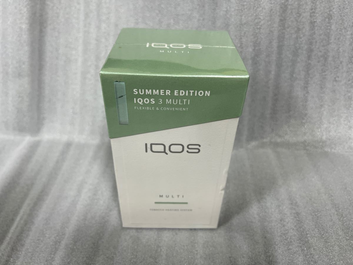 マーケット 未開封 IQOS 3 MULTI マルチ summer Edition ミント色 kids