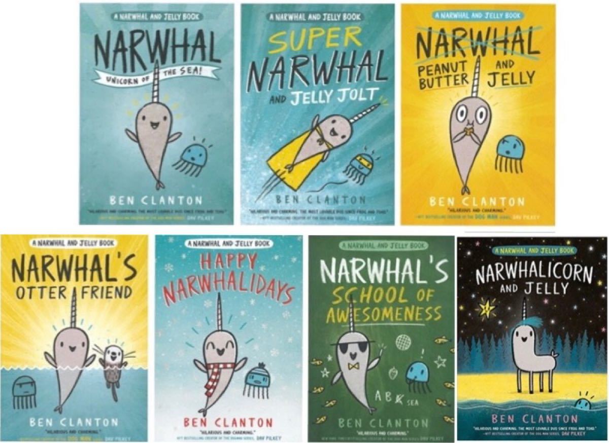 A Narwhal and Jelly Book 英語グラフィックノーブル7冊 A Narwhal and Jelly Book 英語グラフィックノーブル7冊