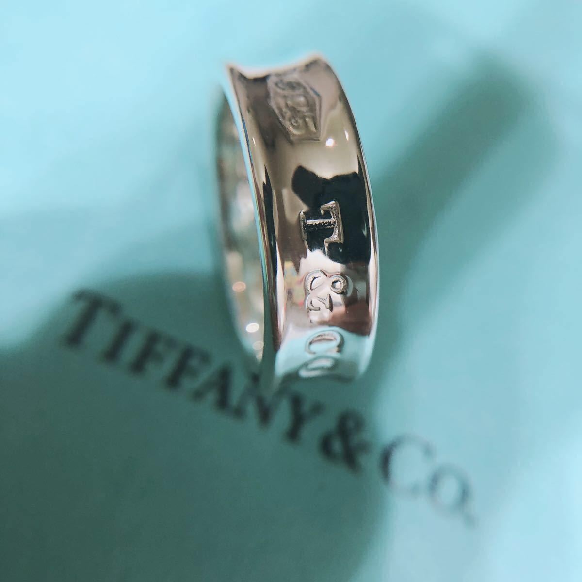 美品】Tiffany  Co. 1837 ナローリング 16～17号-