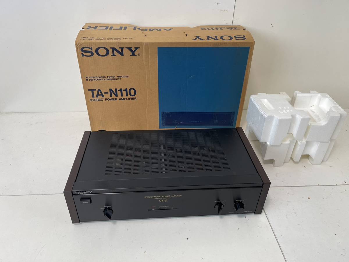 ヤフオク! - 【SONY ソニー ステレオパワーアンプ TA-N110