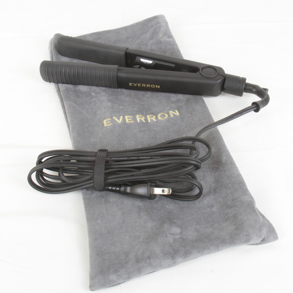 美品『USED』 EVERRON ヘアアイロン TF-3006 理美容家電 ブラック