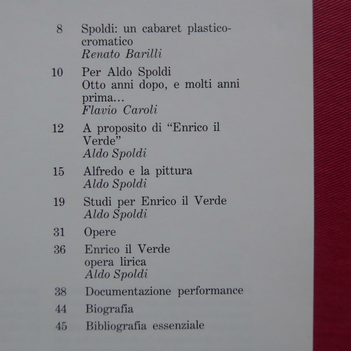z37/洋書図録【Aldo Spoldi:Enrico il Verde Opera Lirica/1987年・Milano Rotonda di via Besana marzo】_画像6