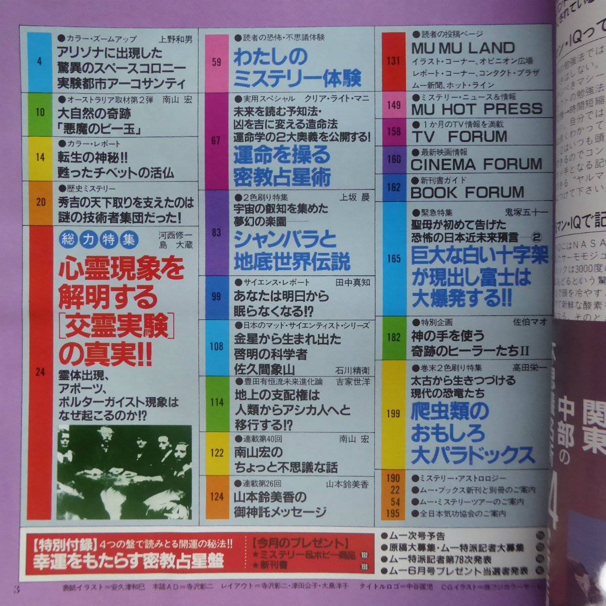 θ8/ occult magazine [ monthly m-]No.81[ heart . phenomenon .. Akira make [.. experiment ]. genuine real!!/ car n rose . ground bottom world legend /... star ./.. interval . mountain ]