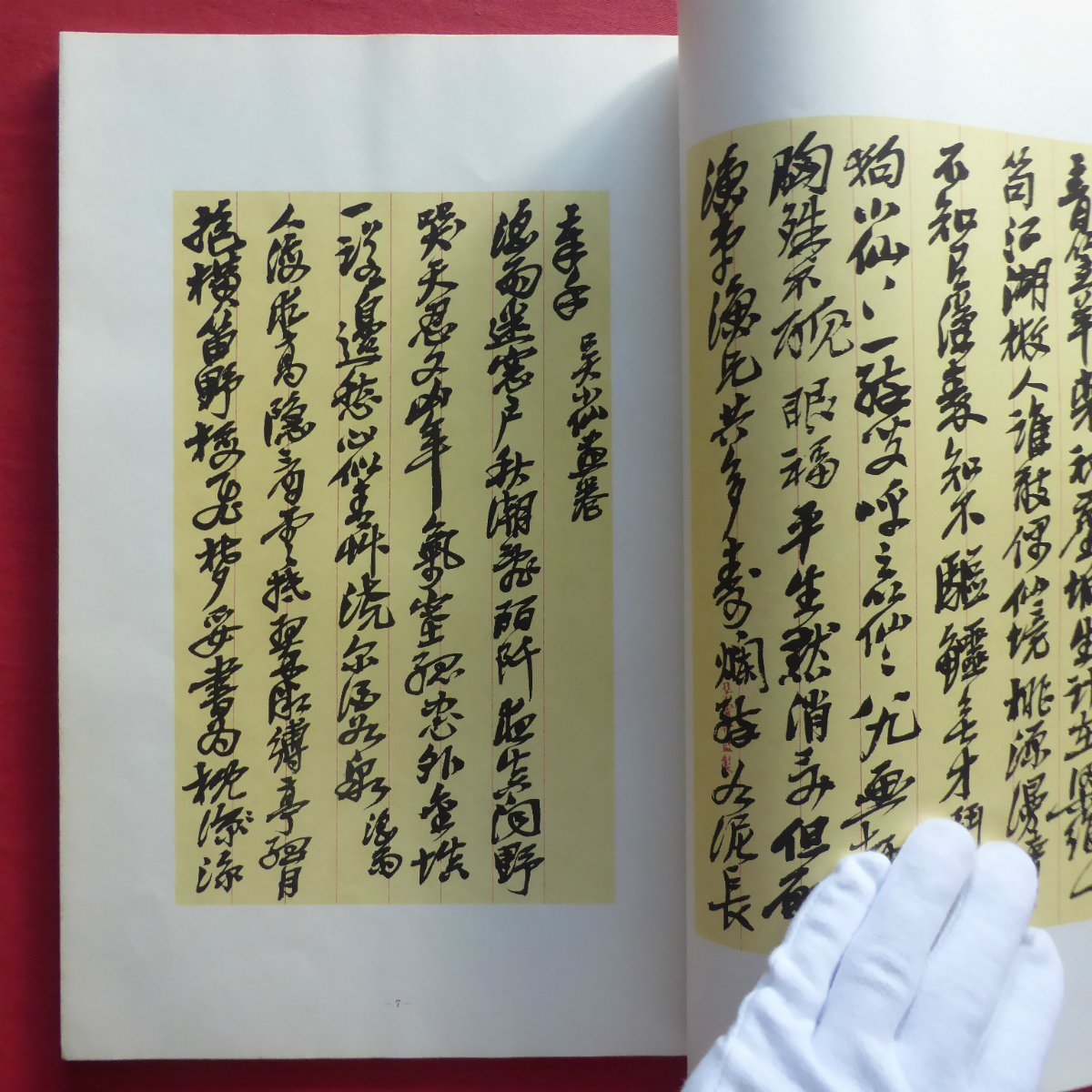 z1/書道【缶廬詩翰/昭和57年・省心書房】釈文/呉昌碩_画像6