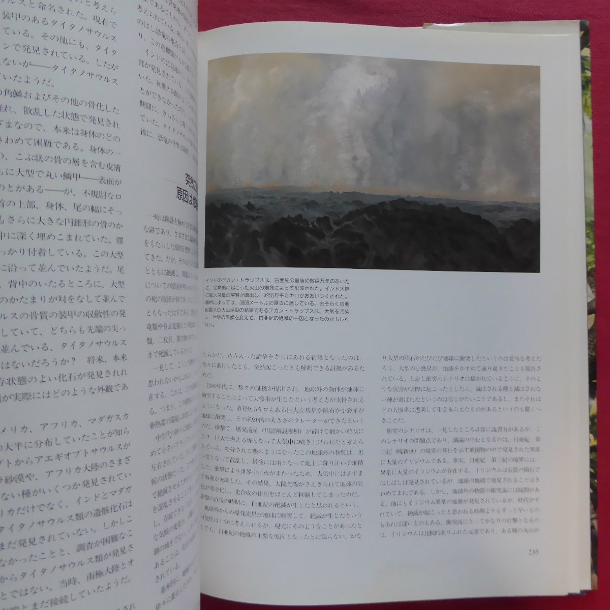  large p[ super * illustration version dinosaur - the earth environment from .. dinosaur. evolution .... monogatari / Kawade bookstore new company *1991 year ]