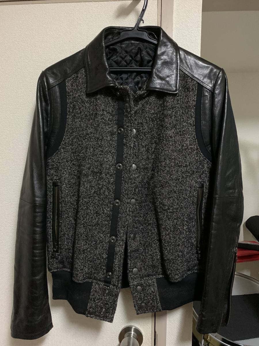 お気に入り】 ジャケット スタジャン レザー プールオム5351 ...