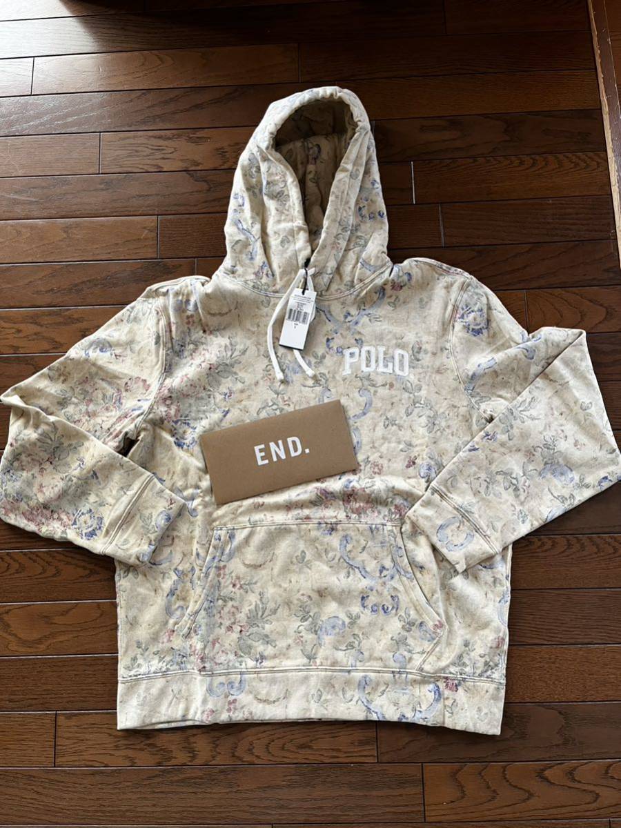 貴重！当選！納品書付！END別注！POLO RALPHLAUREN FLORAL HOODY ラルフローレン　花柄