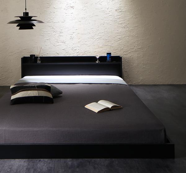  shelves * outlet attaching floor bed Gelukhe look bed frame only semi da blue black 