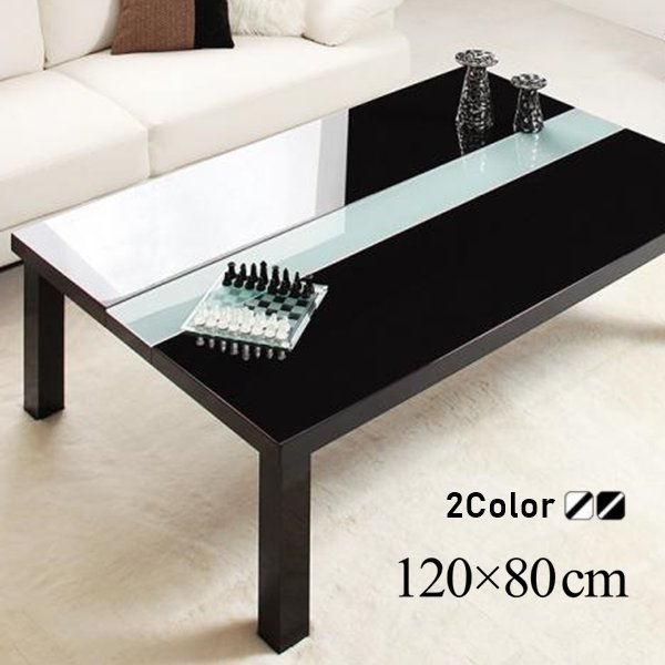 ビッグ割引 ●VASPACE● 鏡面仕上げアーバンモダンデザイン こたつテーブル 長方形120×80cm(ラスターホワイト) 長方形(長辺~120cm) ビッグ割引 ●VASPACE● 鏡面仕上げアーバンモダンデザイン こたつテーブル 長方形120×80cm(ラスターホワイト) 長方形(長辺~120cm)