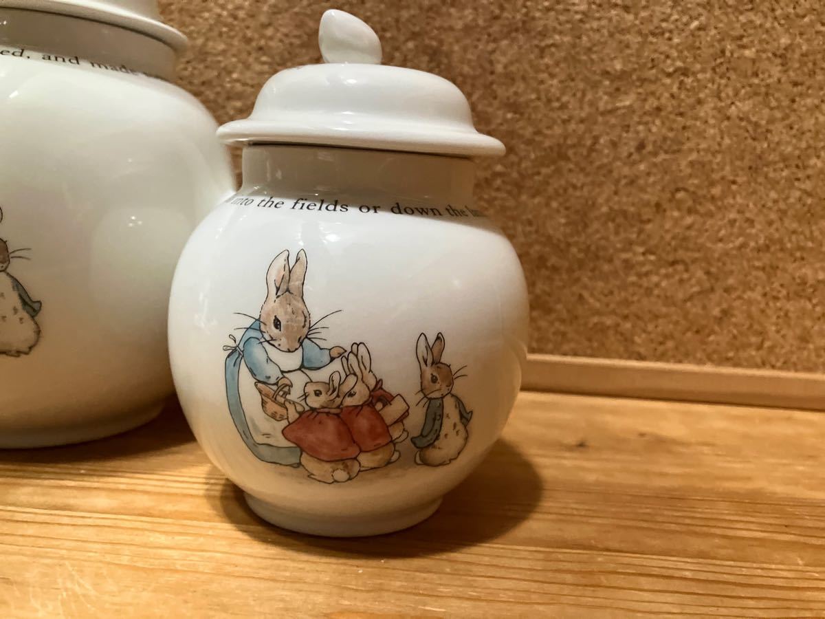 ウエッジウッド　ピーターラビット　ポット&シュガーポット WEDGWOOD