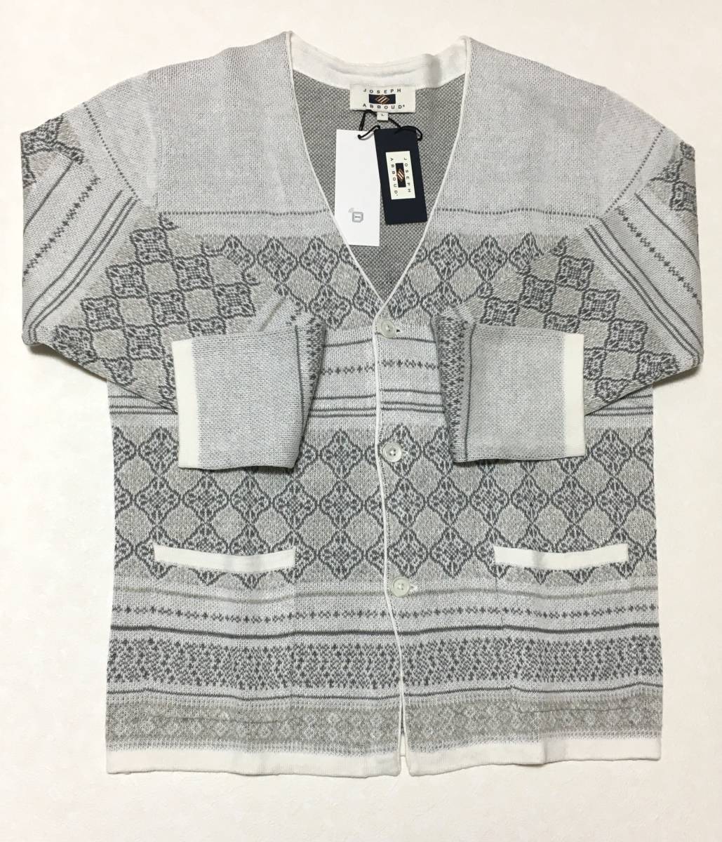 品質は非常に良い JOSEPH ABBOUD 麻混カーディガン L オンワード 定価28.600円 カーディガン 品質は非常に良い JOSEPH ABBOUD 麻混カーディガン L オンワード 定価28.600円 カーディガン