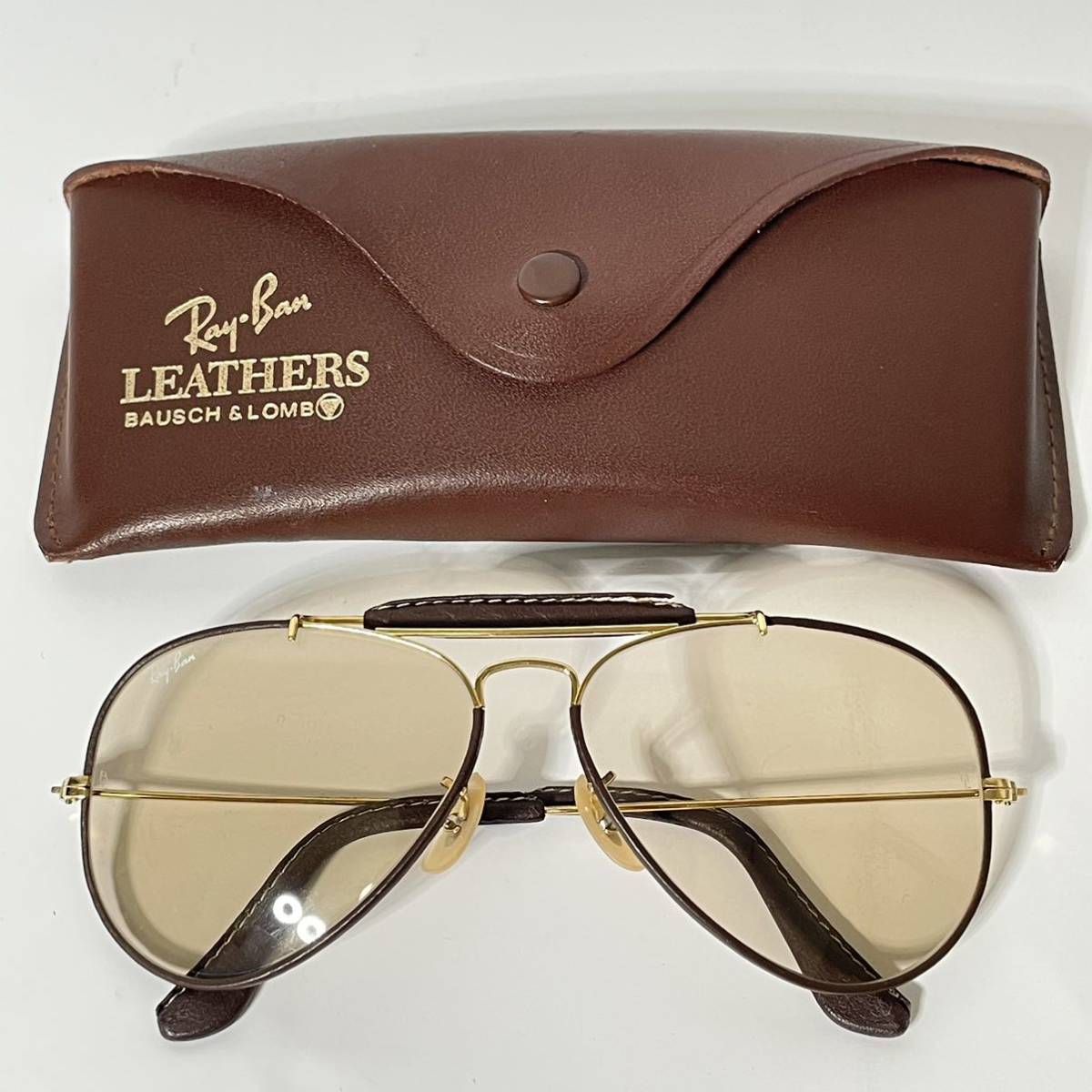 RayBan B&L leathers サングラス ボシュロム-