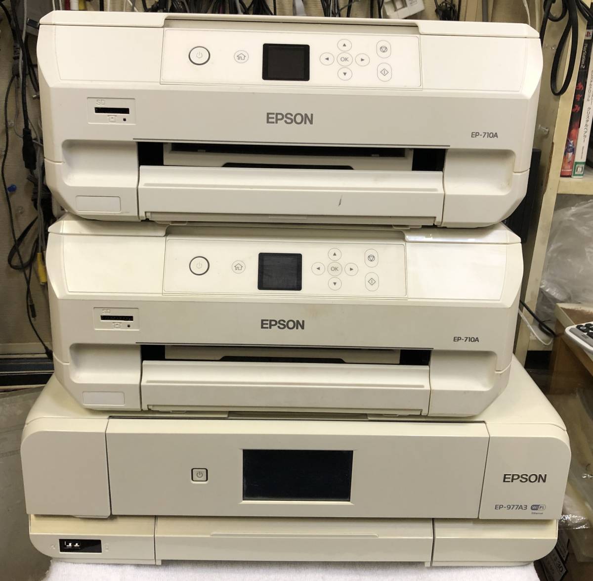 EPSON エプソン インクジェットプリンター EP-710A×2 EP-977A3 3台