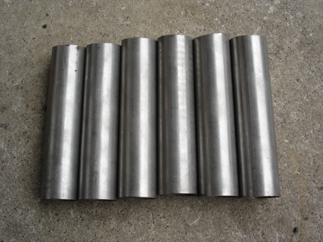  Kuromori pipe outer diameter 40mm length approximately 160mm meat thickness 1.88mm 6 pcs set 