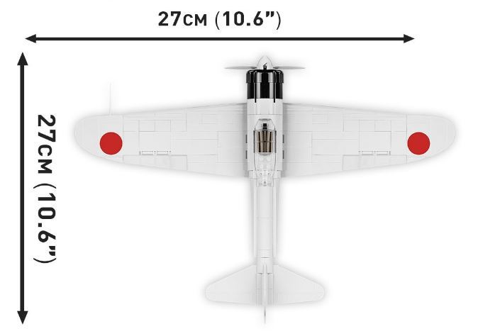 COBI block * Small Army WWII series * Japan army [ Zero war ] Mitsubishi 0 type . on fighter (aircraft) Mitsubishi A6M2 ZeroSen * new goods * EU made 