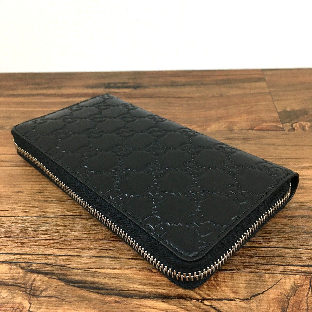 ☆送料無料☆ 未使用品 GUCCI ジップラウンドファスナーウォレット