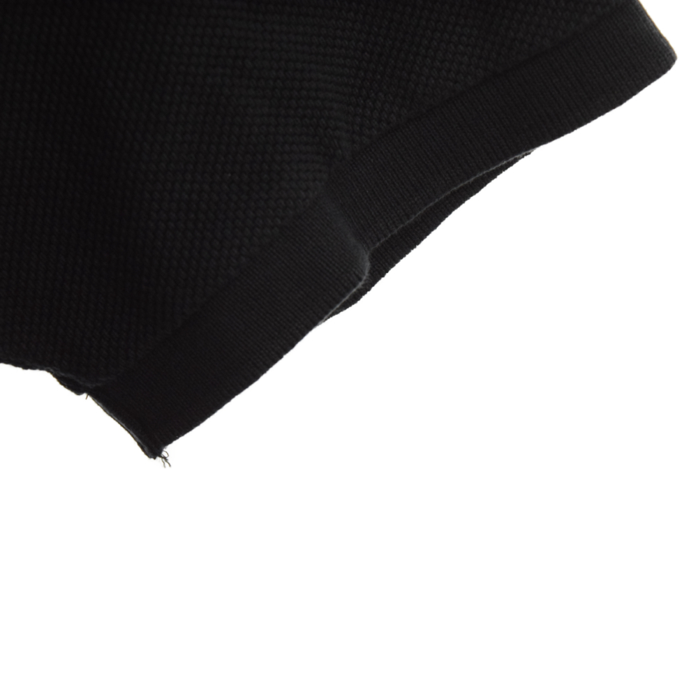 ラフシモンズ 21SS ロゴ刺繍ボタンダウンポロシャツ SM1854 ブラック_画像5