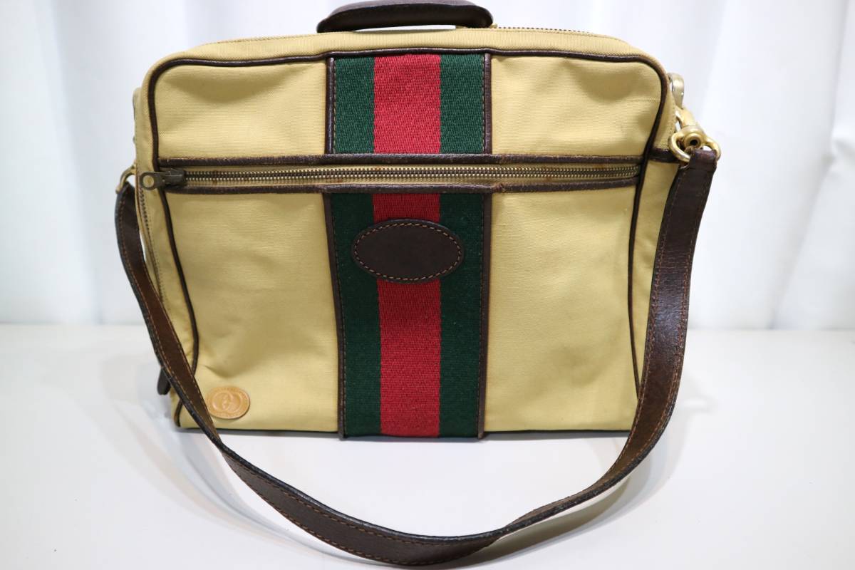 新発売 レア 70年代 オールドグッチ 筆記体 ロゴ GUCCI グッチ 『GG