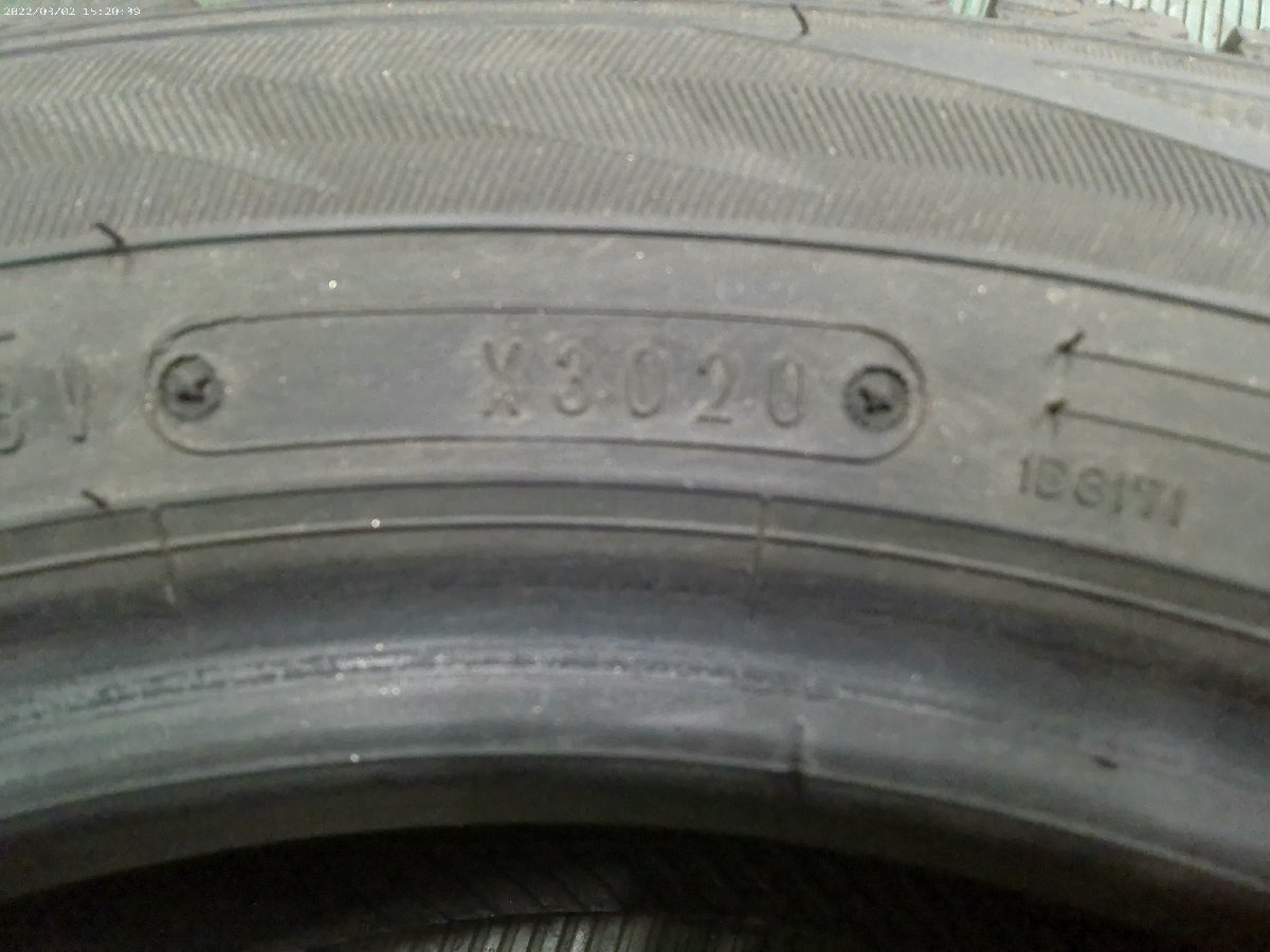 『DUNROP　ダンロップ　WINTERMAXX WM02　ウィンターマックス　155/65R14　2020年製　冬タイヤ　スタッドレスタイヤ　2本セット』_画像5