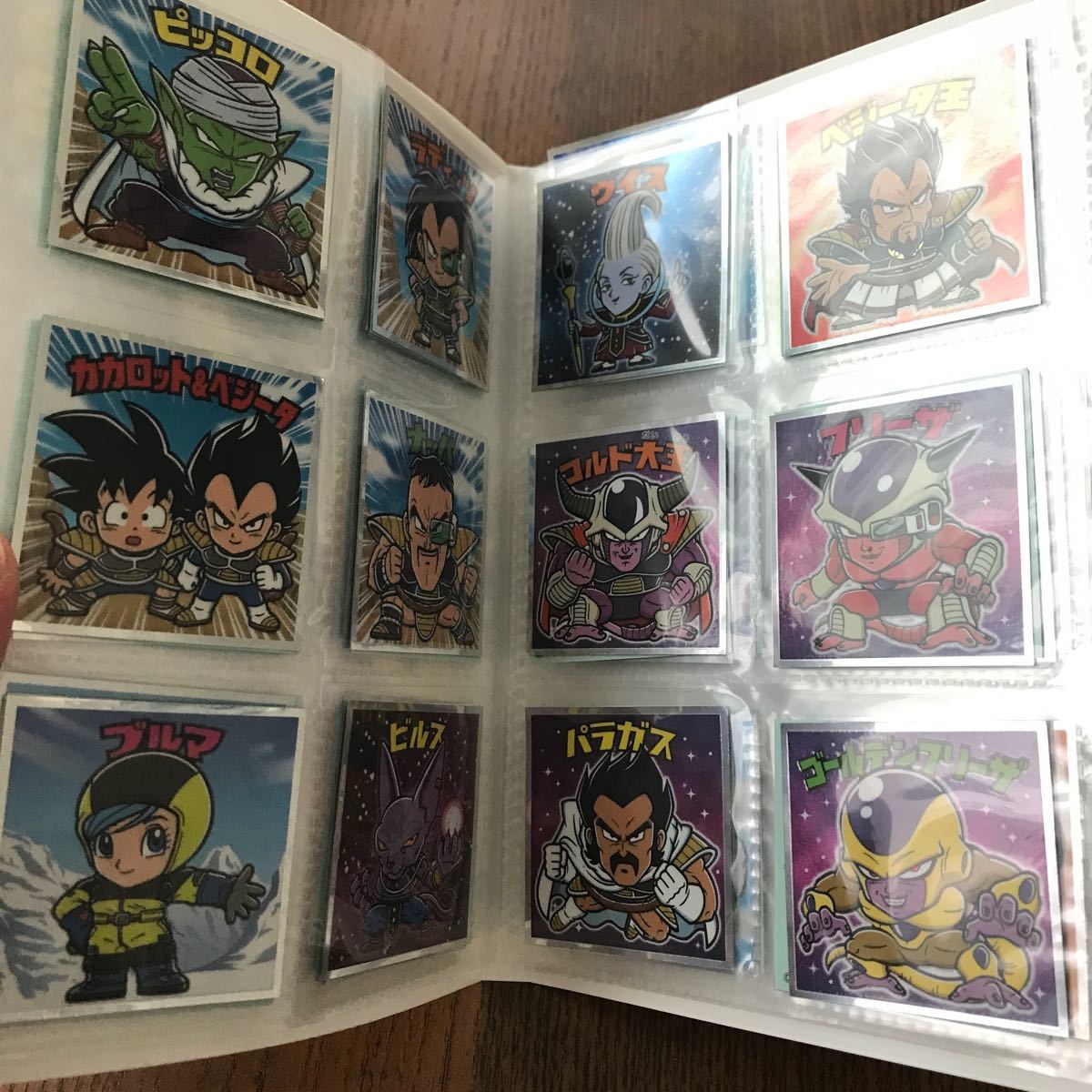 ドラゴンボールマン シール　フルコンプ　ファイル付き