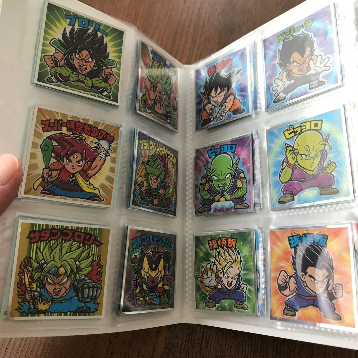 ドラゴンボールマン シール　フルコンプ　ファイル付き