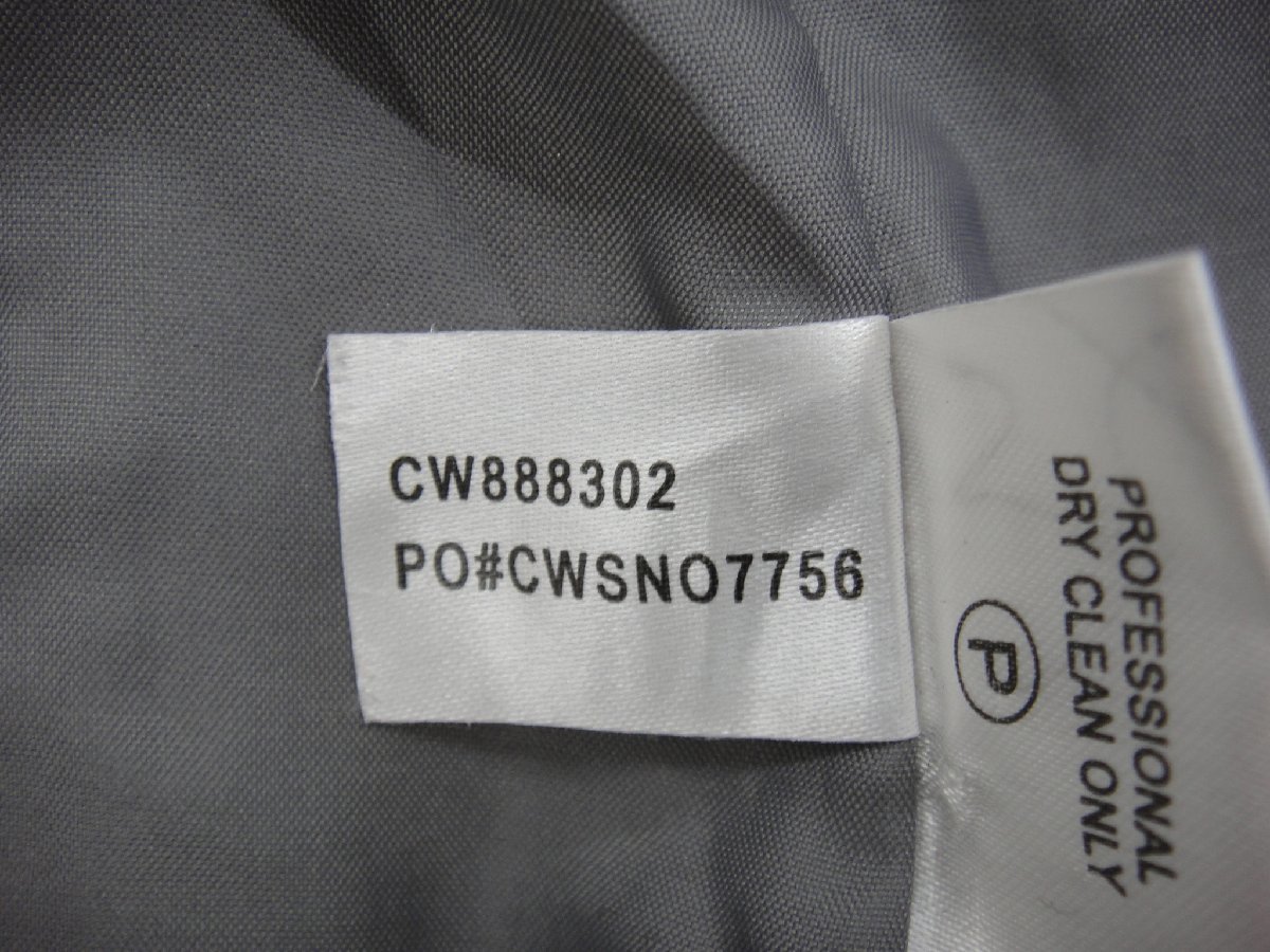 A302【本物保証】 Calvin Klein カルバンクライン ウール コート ジャケット サイズ10 パープル 紫 レディース CW888302　_画像8