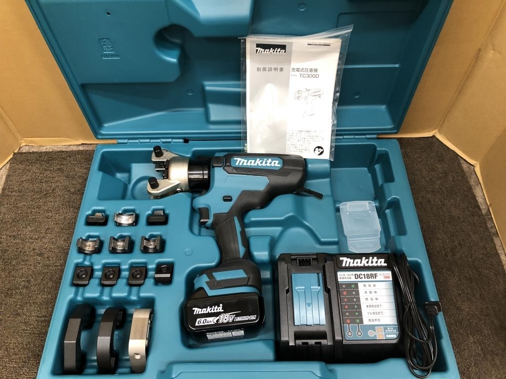 高価値セリー 001♪未使用品♪makita マキタ 充電式圧着機 TC300DRG