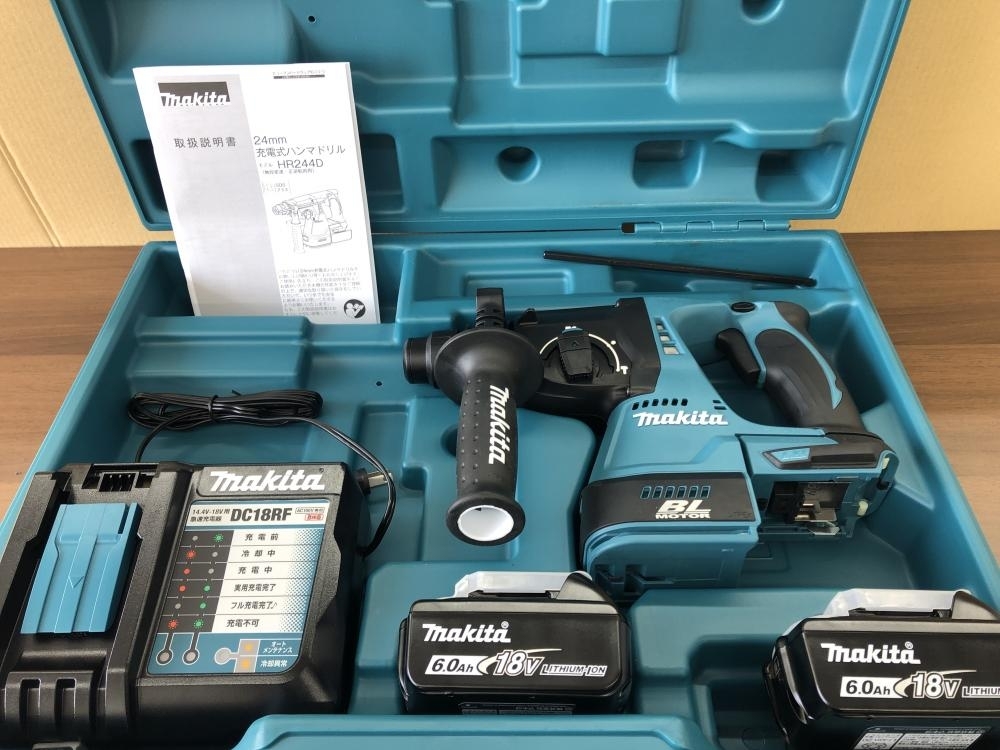 016未使用品マキタ makita 24mm充電式ハンマドリル HR244DRGX