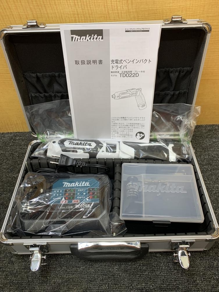 013♪未使用品♪マキタ makita 充電式ペンインパクトドライバ 7.2V 白
