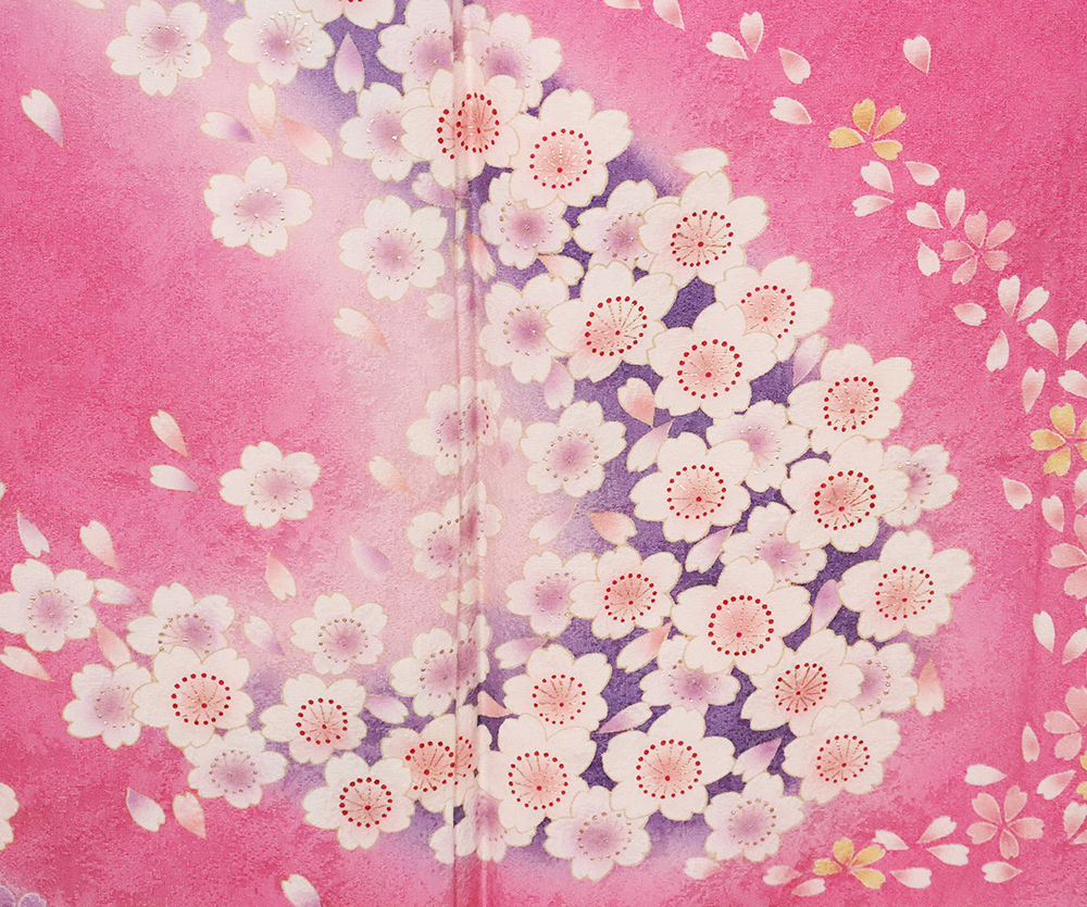【送料無料】本振袖★正絹★桜花 ki23740【新品】日本製_画像2