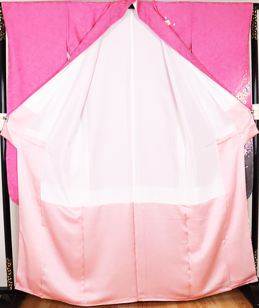 【送料無料】本振袖★正絹★桜花 ki23740【新品】日本製_画像6