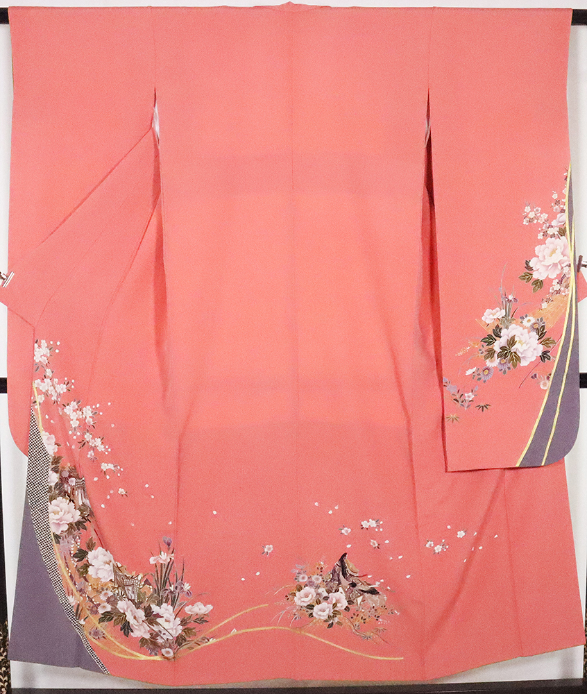 絶妙なデザイン ki25866 サーモンピンク 小野小町 正絹 振袖 美品 送料無料 オールシーズン 成人式 レディース Sサイズ 着物 振袖 絶妙なデザイン ki25866 サーモンピンク 小野小町 正絹 振袖 美品 送料無料 オールシーズン 成人式 レディース Sサイズ 着物 振袖