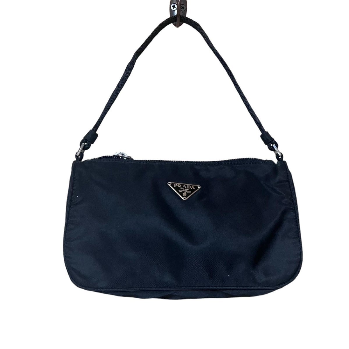 PRADA プラダ 三角ロゴ ミニハンドバッグ ナイロン 黒 | www.iestpoo