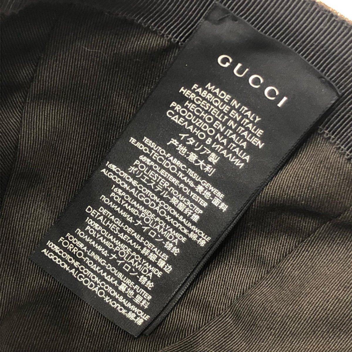美品 GUCCI グッチ GG GGシェリー GGキャンバス キャップ ベースボール