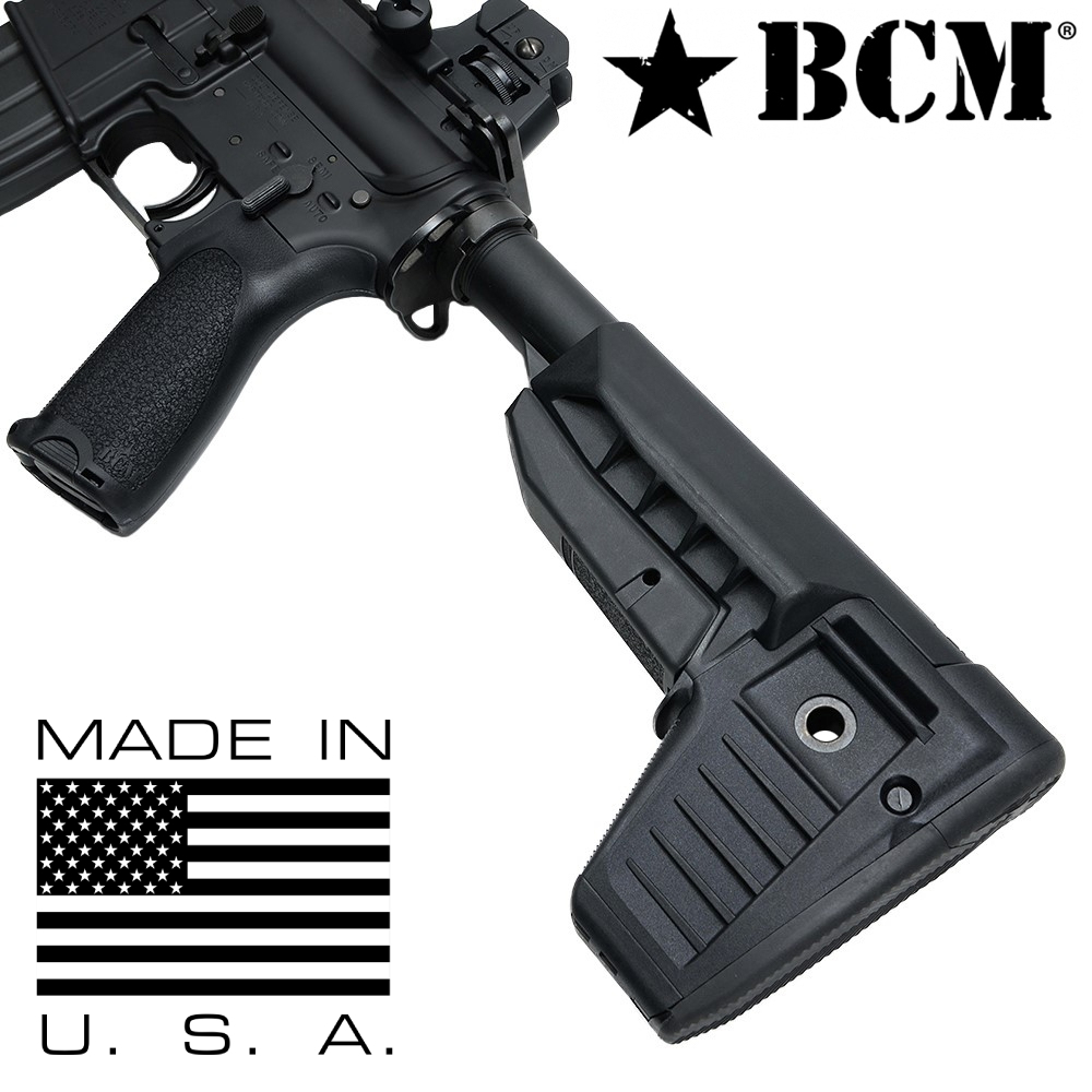 BCM ガンファイターストック Mod.1 SOPMOD 収納スペース付き M4/AR15他対応 [ ブラック ] 米国製_画像1